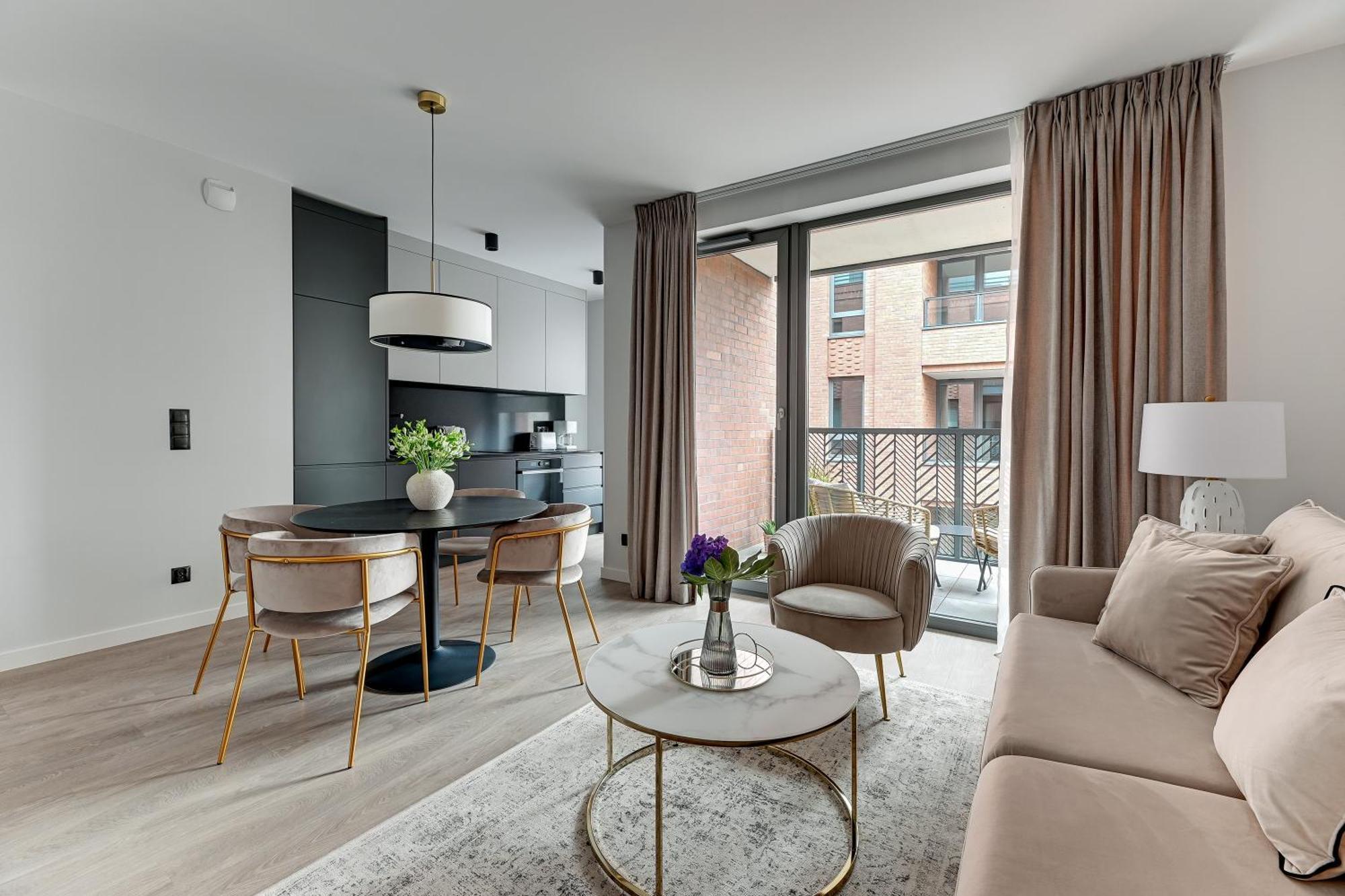Scala City Center Magic Apartments With Parking By Lion Apartments Gdansk Exterior photo